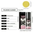 thumbnail image 6 of Hiroekza 2Pcs Premium 100ml Car Interior Polish - Deep Clean, Protect & Shine for a Like-New Finish Antis-fouling Automotive Polishing Agent, 6 of 9