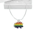 thumbnail image 3 of Libertarian Rainbow Porcupine Necklace, 3 of 3