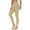 Khaki, variant on LLYWEY Seamless Yoga Leggings Women High Waist Workout Leggings Solid Color Stretch Skinny Pull on Sport Running Yoga Pants Pinky L