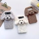 thumbnail image 2 of Cute Furry Dog Case Compatible con Samsung Galaxy Z Flip 3/4, Plush & Hard Pc Frame Protective Cover Aespa kaili Sencillez, 2 of 5