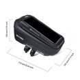thumbnail image 4 of Soidarity Bolsa para cuadro de bicicleta de montaña, bolsa impermeable para teléfono móvil, bolsas para sillín de bicicleta, tubo frontal, Ciclismo negro rojo, 4 of 6