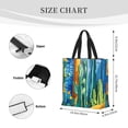 thumbnail image 3 of Fotbe Bright Paper Cactus Scene Bolsa Tote con Estampado para Mujer, Bolsos con Cremallera, Bolsa de Hombro Casual de Gran Capacidad con Bolsillos Internos, 3 of 7