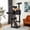 Leopard Print, variant on Merrland 73" Large Cat Tree Tower for Indoor Cats, Fan-Shaped Base Multi-Level Cat Condo with Top Perches, Cat Baskets & Sisal Scratching Posts, Leopard Print