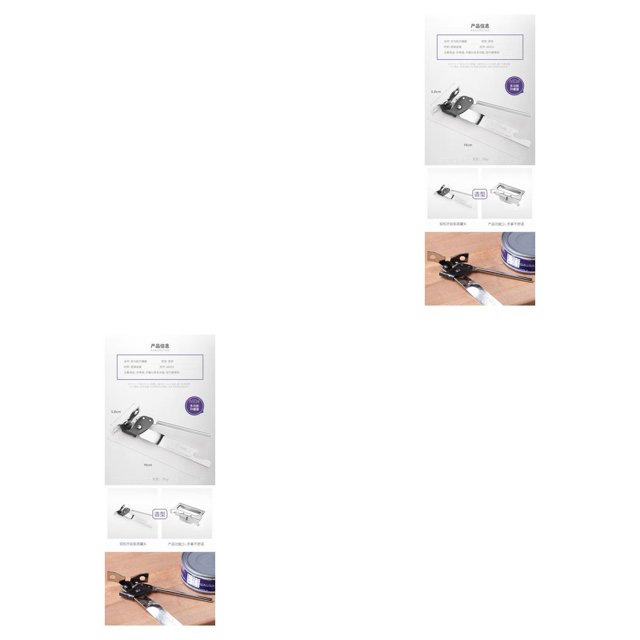 Thinsony Multifonctions en Acier Inoxydable Professionnel Ouvre-Boîte Papillon Ouvre-Bouteille 2Set