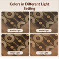 thumbnail image 7 of Design&I 3'x5' Ultra Soft Throw Mat, Music Motif Retro Vintage Soundwave Cd Disc Shape Record Vinyl Refined None Fluffy Washable Easy Care Indoor rug for Bedside Hallway, 7 of 7