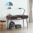 thumbnail image 1 of Gymax Computer Desk PC Laptop Writing Table Study Workstation Home W/ Drawers & Shelf, 1 of 10