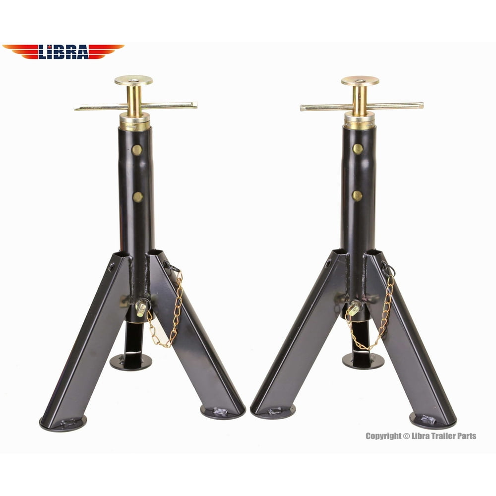Set of 2 LIBRA HD Telescopic RV Stabilizer Jacks Stand 6000lbs Adjust