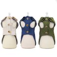 thumbnail image 4 of Ropa para mascotas ropa para perros Otoño cortavientos tricolor ropa para perros pequeños ropa para mascotas invierno, 4 of 6