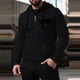 thumbnail image 1 of Sudadera con capucha para hombre, de colores sólidos, informal, con capucha, de manga larga, con bolsillo falso, para ejercicio, blusa de poliéster para hombre, 1 of 6