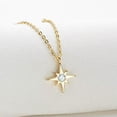 thumbnail image 6 of K-KED Moissanite Star Necklace for Women Round Cut 3mm Sterling Silver GRA Certificate, 6 of 9