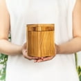 thumbnail image 2 of Square Teak Wood Lidded Container - Large 2-Pack, 2 of 5