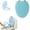 Blue, variant on KCEHTA Soft Elongated Vinyl Toilet Seat, Slow Close Elongated Toilet Seat, Easy to Install & Clean, Fits All Standard Size Toilets