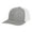 Heather Light Grey White, variant on TOPTIE 6 Panel Trucker Cap Adjustable Snapback Cap, Structured Mid Profile-HEATHER DARK GREY
