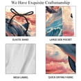 thumbnail image 4 of luoweisi Men's Beach Shorts Quick Dry Swim Trunks with Mesh Lining Dolphin M, 4 of 5