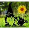thumbnail image 2 of 3 Optional Metal ground  decor Santa Insert Yard Gnome Silhouette Decoration Lawn  Garden Decoration Yard Improvement, 2 of 6