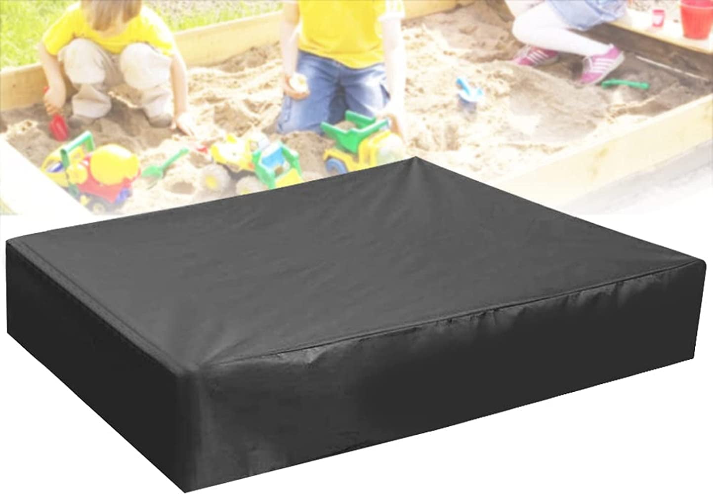 BUZIFU 1 Pcs Sandpit Covers 120 * 120CM Sandbox Cover Waterproof