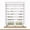 White, variant on ShadesU Cordless Zebra Blinds Roller Shades, Grey, 22.5" W x 72" H, Cordless Safety Design,Free Stop Zebra Shades, Light Filtering, Privacy, Modern Style, Window Treatment,Aluminium Headrail