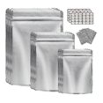 thumbnail image 1 of Resealable Mylar Bag For Food Storage - 50 Pack With Oxygen Absorber - Ideal For Grains And Nuts, 1 of 5