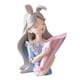thumbnail image 5 of Estatua de niña, escultura de doncella, elegante colección de mesa, adorno artístico creativo para Florero azul, 5 of 9