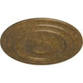 thumbnail image 3 of 32 5/8"OD x 1 1/2"P Giana Ceiling Medallion (Fits Canopies up to 7 7/8"), Hand-Painted Rubbed Bronze, 3 of 6