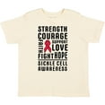thumbnail image 3 of Inktastic Sickle Cell Awareness Strength Courage and Support Boys or Girls Toddler T-Shirt, 3 of 5