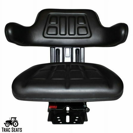 Black Tractor Suspension Seat Fits Massey Ferguson 30E 40E 50E 390 398 399
