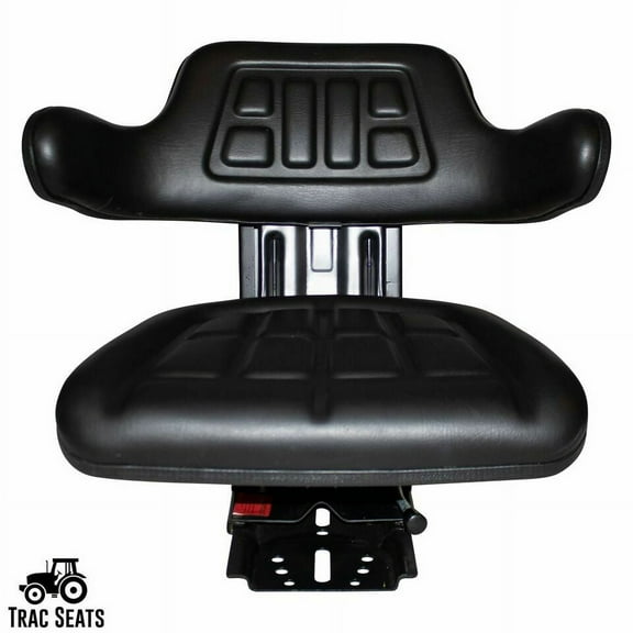 Black Tractor Suspension Seat Fits Massey Ferguson 30E 40E 50E 390 398 399