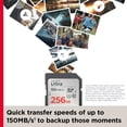 thumbnail image 4 of Tarjeta de memoria SanDisk Ultra SDXC 256GB UHS-I C10 U1 Full HD, 4 of 5