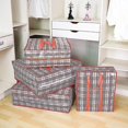 thumbnail image 2 of 2pcs Large Storage Bag With Durable Zipper Organizer Bag Moving Bag, 2 of 2
