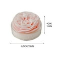 thumbnail image 3 of LSLJS Flowers Scented Candle, Valentine Gifts Rose Shape Candle with Glass Base, Smokeless Nature Soy Wax Candle Romantic Atmosphere Relax Body & Mind Floral Decorative Candle for Girls Women, 3 of 7