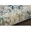 thumbnail image 6 of Nourison Fusion Bohemian Cream/Blue 2'2" x 7'6" Area Rug, (2x8), 6 of 7