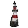 thumbnail image 5 of Teamson Home Outdoor Solar Light House Fountain with Rotating LED Light, Red/White, 5 of 9
