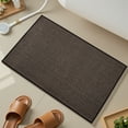 thumbnail image 4 of SIXHOME Bathroom Rugs Non Slip Bath Mat Super Absorbent Woven Braided Bathmat Thin Soft Quick Dry Bath Rugs with Rubber Backing Machine Washable Farmhouse Bathroom Mats Fits Under Door 20"x32" Black, 4 of 9
