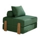 thumbnail image 2 of Sillón cama plegable, sofá cama con almohada, sofá de piso moderno multifuncional, sofá cama para invitados con almohada verde oscuro m, 2 of 9