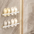 thumbnail image 1 of Estante para Zapatillas de Baño Almacenamiento de Pared Xihbxyly, 1 of 6