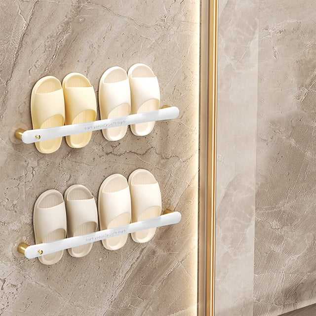 Estante para Zapatillas de Baño Almacenamiento de Pared Xihbxyly
