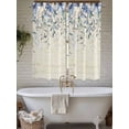 thumbnail image 6 of Blue Eucalyptus Leaves Living Room Curtains 72 Inches length, Farmhouse Retro Botanical Floral Window Treatment Curtain Drapes, Light Filtering Drapes for Bedroom Laundry Room, 52"x72", 2 Panels, 6 of 7