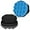 A-gray and Blue, variant on 2 Pack Large Tire Shine Applicator Pad, Tire Hex Grip Applicator, Reusable Car Cleaning Supplies After Car Wash