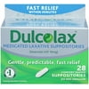 Dulcolax Laxative Suppositories, 28 Count