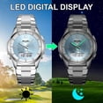 thumbnail image 5 of SKMEI Watches for Men Military Digital Watch Sports LED Waterproof Wristwatch Multifunctional Stainless Steel Mens Watch, 5 of 10