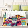 thumbnail image 4 of Aaahh!!! Real Monsters Flannel Blanket Fun and Cozy Throw Blanket Perfect for Bedroom Playroom or Travel Ideal Gift for Boys and Girls 60"x80", 4 of 7