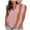 Pink, variant on fatyb Tank Tops Summer for Women Sleeveless V Neck Loose Shirts Plain Womens Casual Blouses Pack of 2