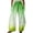 Green, variant on kaondbfi Spring Fall Essentials Casual Clothing Lady's Four Pocketed Double Printed Casual Pants Summer Casual Pants for Women