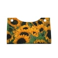 thumbnail image 3 of Picia Sunflowers 7 Pattern Long Tissue Box Cover,PVC Leather Triangle Holder,Tissue Box Holder with Magnetic Bottom,Facial Paper Organizer Dispenser-7.9"X4.9"X4.5", 3 of 9