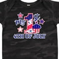 thumbnail image 4 of Inktastic My 1st 4th of July with Stars and Cupcake Boys or Girls Baby Bodysuit, 4 of 5