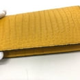 thumbnail image 6 of Pre-Owned JIMMY CHOO Flap Logo Embossed Wallet, Long Bifold Leather, Women's, Yellow (Good), 6 of 15