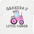 thumbnail image 4 of Inktastic Grandpa's Little Farmer- Pink Tractor and Flowers Boys or Girls Toddler T-Shirt, 4 of 5