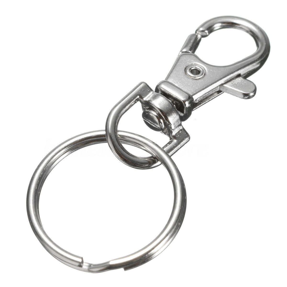 Stainless Steel Glam Hobby Lobster Clasps Swivel Trigger Clips Snap Hooks Bag Key Keychain Ring