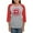 Heather/Red, variant on CafePress - Alpha Sigma Phi Red Seal Long Sleeve T Shirt - Womens Baseball Tee