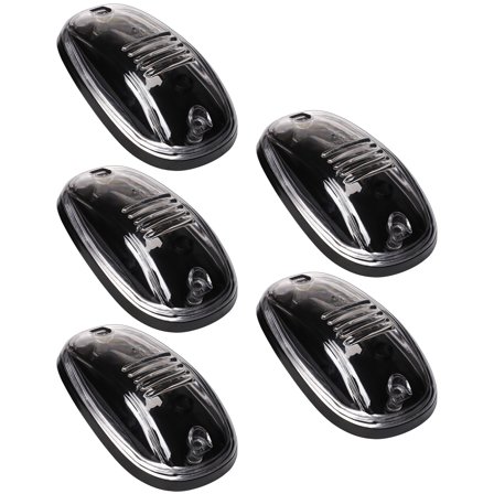 cciyu 5x Clear Cab Roof Marker Lights Assembly for 2003-2016 Dodge Ram 1500 2500 3500 Roof Top Clearance Lights Running Lights Cab Light Pickups Trucks